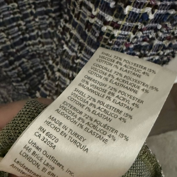 Free People Sleeveless Maxx Tweed Mini Dress in Midnight Combo - Picture 11 of 15